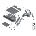 51487301069 Uszczelka ścianki bocznej lewa BMW F30 F31 316 318 320 325 328 330 335 340 - 51487301069 - Części oryginalne BMW Łódź | Sklep internetowy BMW