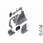 51487370306 Uszczelka poszycia lewa BMW F36 F36N 418 420 425 428 430 435 440 - 51487370306 - Części oryginalne BMW Łódź | Sklep internetowy BMW