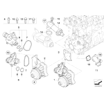 Uszczelka pompy wody BMW E38 E39 E46 E53 E60 E61 E63 E65 E70 E71 E83 E90 E91 330d 325d 335d 525d 530d 520d 535d 730d - 115177937