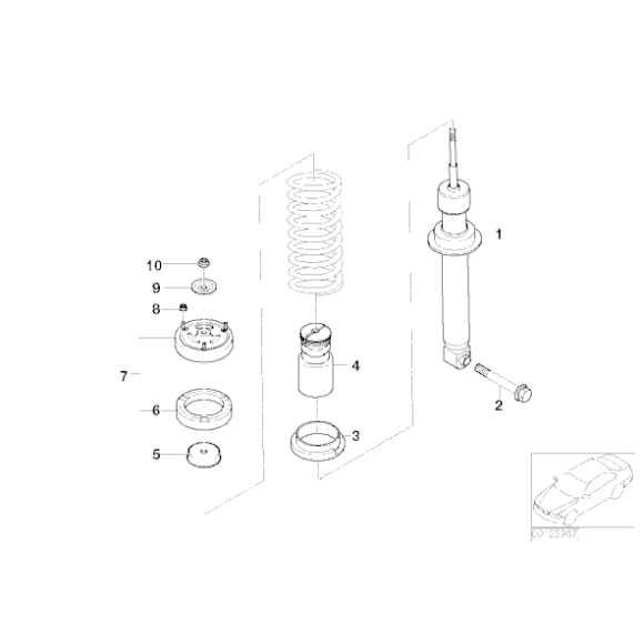 Gniazdo amortyzatora - 33526779611