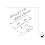 11120030496 Uszczelka pokrywy zaworów BMW E46 E39 E60 E65 X5 X3 520 525 530 325 330 730 2,5i 3,0i prod po 09.2002r - 11120030496 - Części oryginalne BMW Łódź | Sklep internetowy BMW