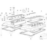 11120034105 Uszczelka pokrywy zaworów BMW E39 E38 X5 E53 4,4i 4,6is 535i 540i 735i 740i M62 - 11120034105 - Części oryginalne BMW Łódź | Sklep internetowy BMW