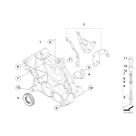 Uszczelka pokrywy rozrządu BMW E70 E71 F01 F07 F10  F11 F12 F13 F15 F16 F85 F86 650 550 750 M - 11147566411