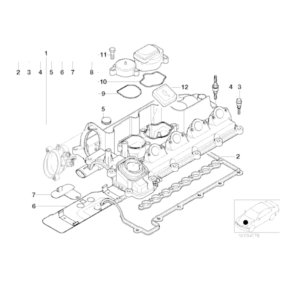 11122246996 Uszczelka - 11122246996 - Części oryginalne BMW Łódź | Sklep internetowy BMW