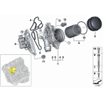 11428637820 Uszczelka podstawy filtra oleju BMW E60 E61 E63 E65 E70 E81 E83 E84 E87 E90 E91 E92 F01 F06 F10 F11 F12 F15 F20 F21 F25 F26 F30  - Części oryginalne BMW Łódź | Sklep internetowy BMW