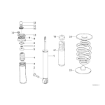 33531136386 Podkładka sprężyny tył dolna BMW E30 E36 Z3 316 318 320 323 325 328 M3 - 33531136386 - Części oryginalne BMW Łódź | Sklep internetowy BMW