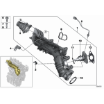 Uszczelka metalowa zaworu EGR BMW F20 F21 F22 F23 F30 F31 F32 F33 F34 F40 F01 F02 F12 MINI - 11618571005