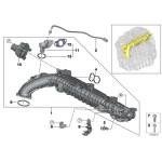 Uszczelka metalowa AGR BMW G01 G02 G11 G12 G30 G31 G32 - 11618579881