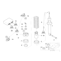 Podkładka sprężyny górna - 33536753765