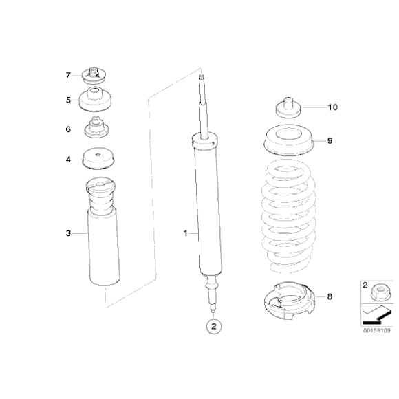Osłona i odbój tył BMW E90 E92 E87 E81 - 33536767334