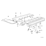 11612244391 Uszczelka kolektora BMW E34 E36 tds M51 - Oryginał BMW - 11612244391 - Części oryginalne BMW Łódź | Sklep internetowy BMW
