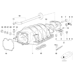 11611433328 Uszczelka kol. ssącego 540 535 740 735 V8 E34 E38 E39 X5 535 540 735 730 740 M60 M62 V8 - 11611433328 - Części oryginalne BMW Łódź | Sklep internetowy BMW