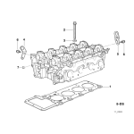 Uszczelka głowicy silnika bezazbestowa BMW E31 E32 E34 E38 840i 740i 540i M60 - 11121736316