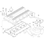 11121721876 Uszczelka pokrywy zaworów BMW E30 E36 318is 318ti M42 M44 - 11121721876 - Części oryginalne BMW Łódź | Sklep internetowy BMW
