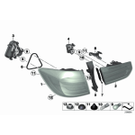 Uchwyt żarówki lampy tył zewnętrzny BMW F31 316 318 320 325 328 330 335 - 63217313048
