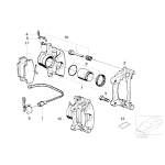 Pokrywa przeciwpyłowa BMW E21 E30 E31 E34 E39 E36 E38 E46 E60 E63 E65 E81 E87 E90 E91 E92 - 34111153198