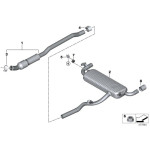 Uchwyt układu wydechowego BMW F39 X2 F40 MINI F54 F54N F60 - 18308673214