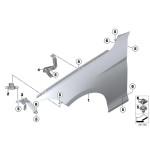 Uchwyt ścianki bocznej PP 2 BMW F34 318 320 325 328 330 335 340 - 41357329536