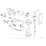 Klocki hamulcowe przód BMW E30 M3 E28 E24 518 520 525 630 - 34111161717