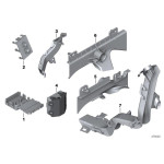 Uchwyt przewodu BMW F20 F21 F22 F30 F32 F33 F34 F39 F80 F87 F90 G01 G02 G05 G7 G11 G12 G15 G30 G31 - 61139252800