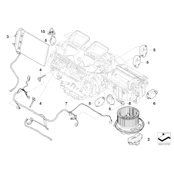 64119265892 Regulator dmuchawy jeż BMW E87 E81 E88 E82 E90 E91 E92 E93 E70 E71 F25 F26 X3 X4 X5 X6 - 64119265892 - Części oryginalne BMW Łódź | Sklep internetowy BMW