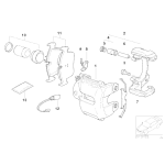 Klocki hamulcowe przód BMW E83N X3 3,0s.d - 34113427503
