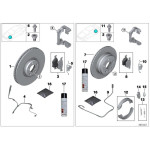 Klocki hamulcowe przód BMW E65 E66 745d 750i 750iL 760i 760Li - 34116763652