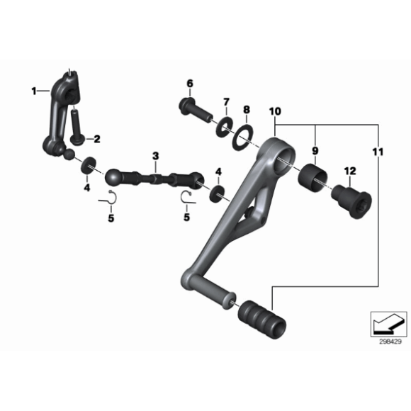 Tulejka BMW K23 K33 K46 K50 K51 K53 K54 K80 K81 K82 - 35217721100