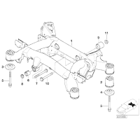 Tuleje belki kombi - Oryginał BMW - 33311094036
