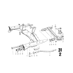Tuleja wahacza przód BMW 2002 E12 E24 E3 E9 NK - 31122614103