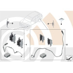 Sprężynka zacisku ham. przód BMW E60 E61 E81 E87 E90 E91 520 523 525 130 123 128 X1 316 318 320 330 325 - 34116776526