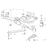 Tuleja belki wózka BMW E34 E32 730 735 740 518 520 525 530 535 540 - 33171131903