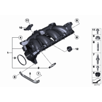 11617595078 Kolektor ssący BMW F20 F30 R55 R56 R57 R58 R59 R60 R61 - 11617595078 - Części oryginalne BMW Łódź | Sklep internetowy BMW