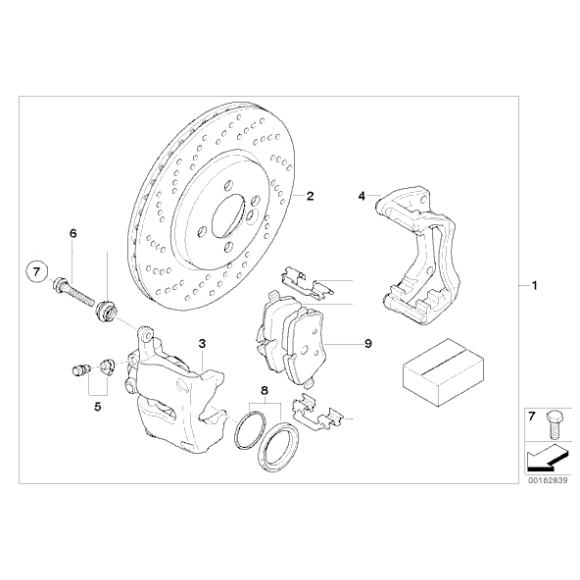 Klocki hamulcowe przód MINI R50 R52 R55 R56 R57 R58 R59 - 34116778320
