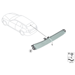 Trzecie światło stop BMW F31 316d 316i 318dX 320dX 320i 325d 328i 328iX 330d 335dX 335iX 340iX 340i - 63257260545