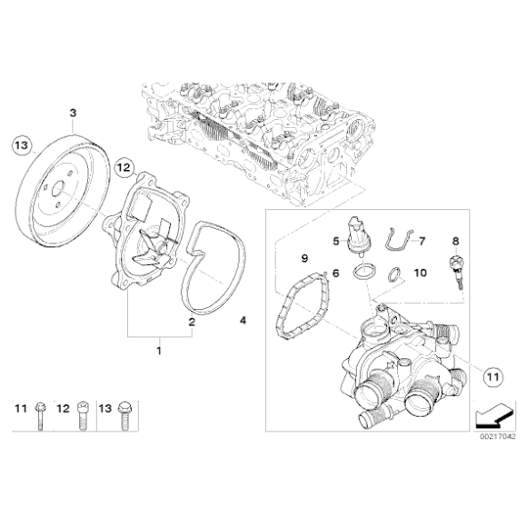 Termostat z obudową MINI R55 R56 R57 R58 R59 R60 Cooper Eco JCW - 11537534521