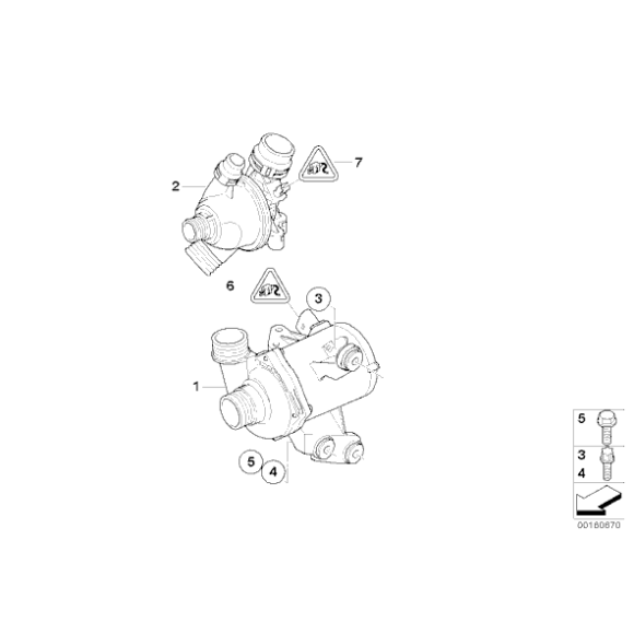 Termostat BMW E81 E87 E90 E60 - Oryginał BMW - 11537552403