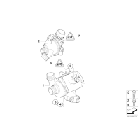 Termostat BMW E81 E87 E90 E60 - Oryginał BMW - 11537552403