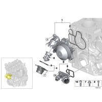 Termostat BMW Serii 1 3 5 7 Oryginał - 11517805192