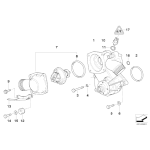 Termostat BMW E31 E38 850Ci 750i 750iL M73 - 11531704704
