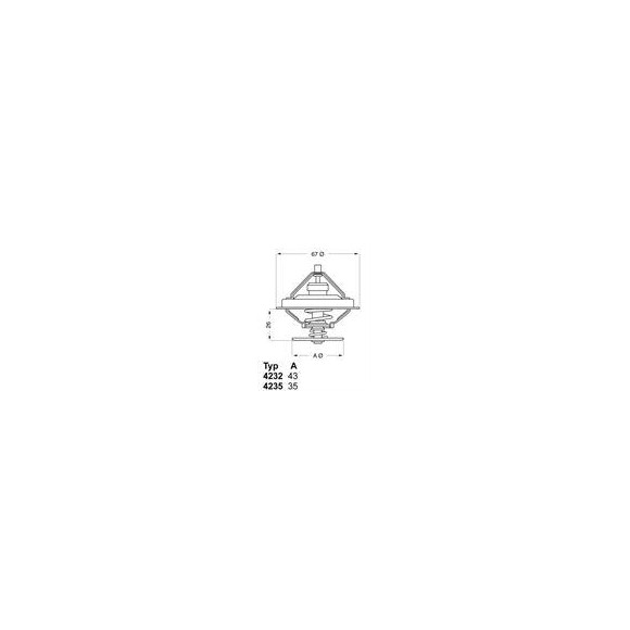 Termostat BMW E30 E36 E32 E34 E28 320 323 325 730 735 520 525 530 535 - 11531713040