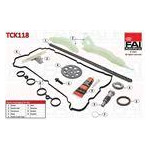 ZESTAW ŁAŃCUCHA ROZRZĄDU CITROEN C4 (08- ) Z USZCZELNIENIEM I KOŁAMI