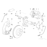 Tarcza hamulcowa tył E39 - Oryginał BMW - 34216767060