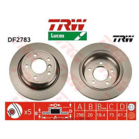 Tarcza hamulcowa tył BMW E39 520i 520d 525d 525i 528i 530i 530d 535i 540i - 34216767060