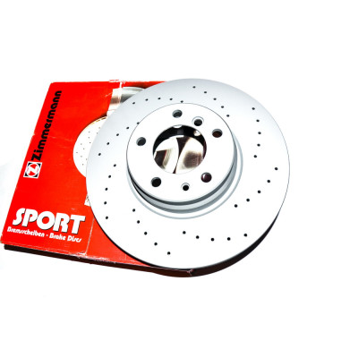 Tarcza hamulcowa sportowa przód BMW E38 740d 750i - 34116757756