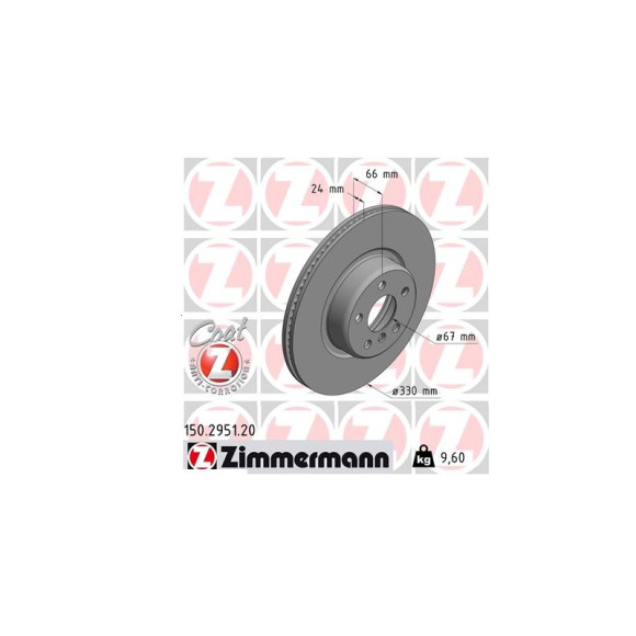 Tarcza hamulcowa przód BMW G01 G02 G30 G31 G29 Z4 518d 520d 520i 525d 18d 20dX 20iX 30i 30iX - 34116860907