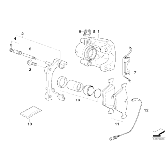 Klocki hamulcowe, bezazbestowe, tylko w połączeniu z - 34216790071