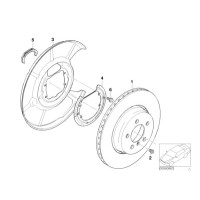 Tarcza hamulcowa - 34211166129