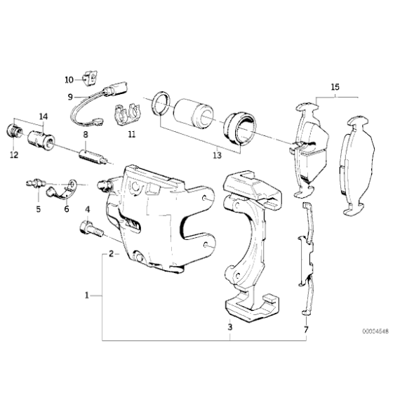 Klocki hamulcowe przód BMW E30 M3 E28 E24 518 520 525 630 - 34111161717