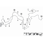 Przejściówka połączenie przewodu hamulcowego BMW E31 E32 E34 E38 E39 E46 E60 E61 E63 E64 E65 E70 E81 E84 E90 E91 MINI - 34326757